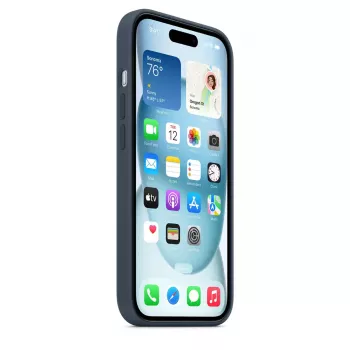 Funda Apple iPhone 15 Silicona con MagSafe Storm Blue