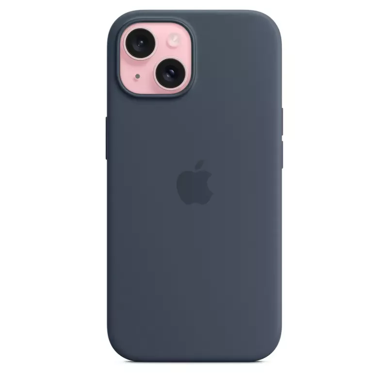 Funda Apple iPhone 15 Silicona con MagSafe Storm Blue