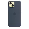 Funda Apple iPhone 15 Silicona con MagSafe Storm Blue