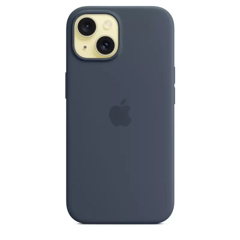 Funda Apple iPhone 15 Silicona con MagSafe Storm Blue