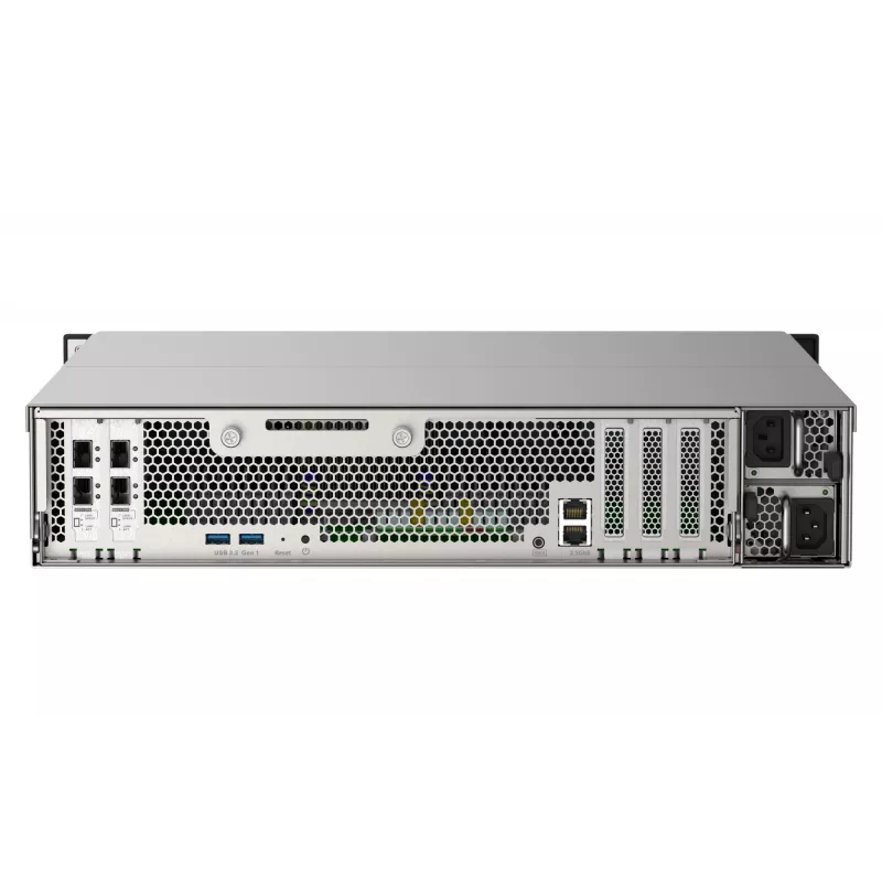 QNAP TS-h2490FU NAS Rack (2U) EPYC 7232P 64 GB DDR4 0 TB QuTS hero Black, Gris