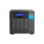 QNAP TVS-H474 NAS Torre Intel® Pentium® G7400 8 GB DDR4 0 TB QuTS hero Black