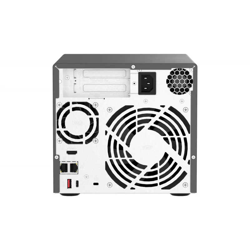 QNAP TVS-H474 NAS Torre Intel® Pentium® G7400 8 GB DDR4 0 TB QuTS hero Black