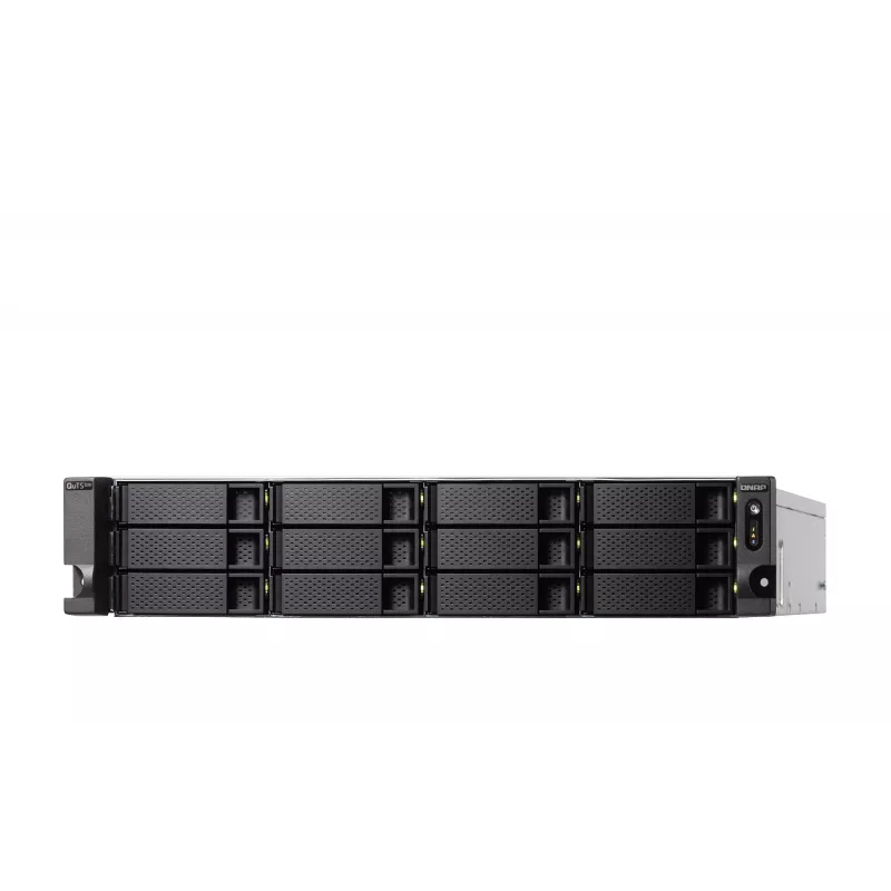 QNAP TS-H1886XU-RP-R2 NAS Rack (3U) Intel® Xeon® D D-1622 32 GB DDR4 0 TB QuTS hero Black, Gris