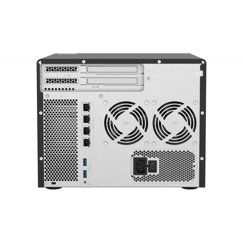 QNAP TS-h886 NAS Torre Intel® Xeon® D D-1602 8 GB DDR4 0 TB QuTS hero Black