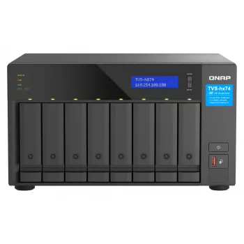 QNAP TVS-H874T-I7-32G Servidor NAS/Almacenamiento Torre Intel® Core™ i7 32 GB DDR4 0 TB QNAP QTS Negro