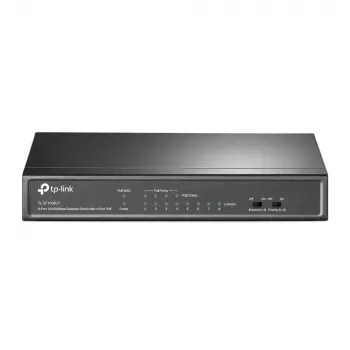 Switch de red TP-Link TL-SF1008LP No gestionado Fast Ethernet (10/100) Power over Ethernet (PoE) Negro