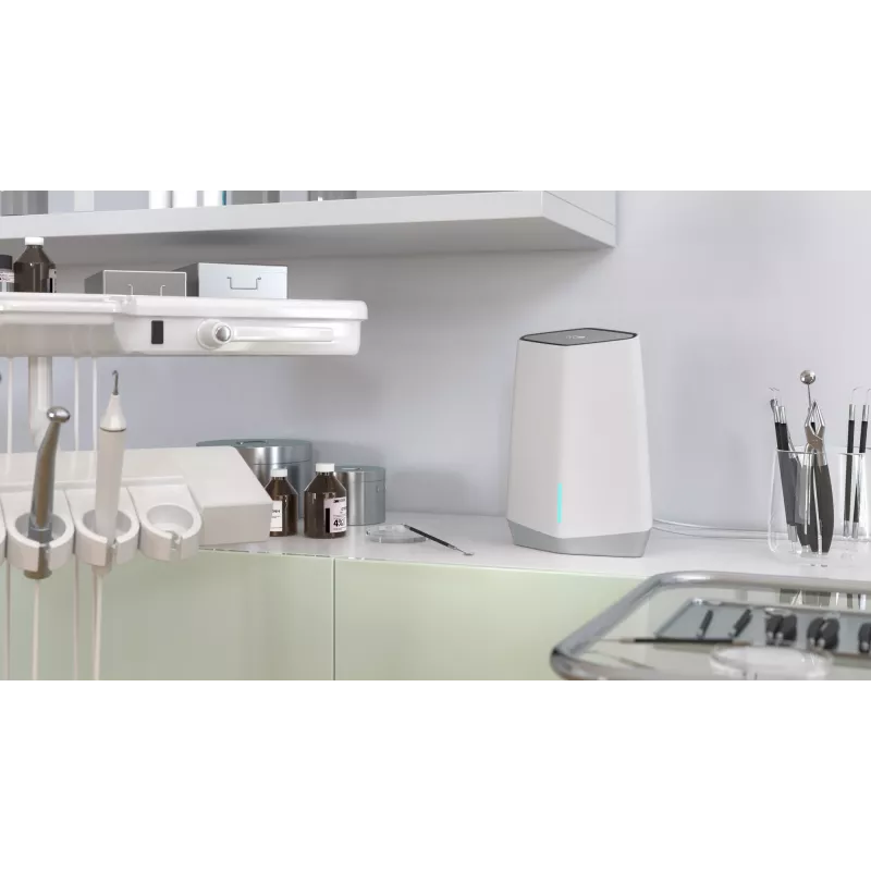 Sistema Mesh NETGEAR Orbi Pro WiFi 6 Tri-band (SXK80) Tri-band (2.4 GHz / 5 GHz / 5 GHz) Wi-Fi 6 (802.11ax) Gris, Blanco 9 Interno
