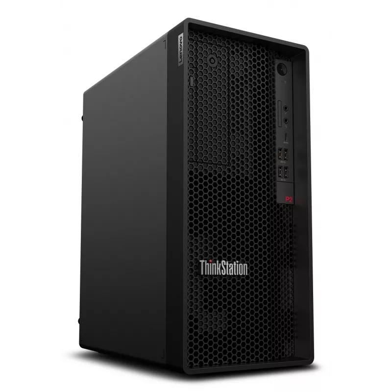 Estación de trabajo Lenovo ThinkStation P2 Intel® Core™ i5 i5-14500 16 GB DDR5-SDRAM 512 GB SSD Windows 11 Pro Torre Negro