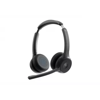 Auriculares CISCO 722q - Inalámbricos Dual-On-Ear-USB-a Certificados para Microsoft Teams