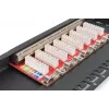Panel de conexiones DIGITUS CAT6A apantallado, 8-Puertos 1/2U, Montaje en rack de 10