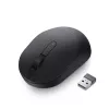 Ratón inalámbrico móvil DELL – MS3320W - Negro, ambidiestro, óptico, RF Wireless + Bluetooth, 1600 DPI, Negro