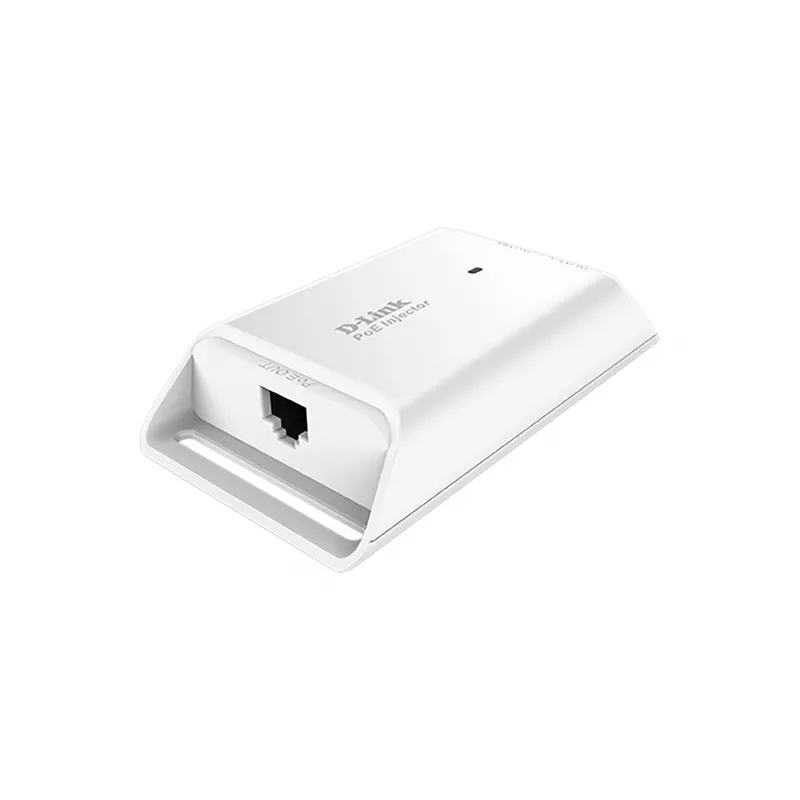 D-Link DPE-101GI inyector PoE Gigabit de 1 puerto, 10/100/1000 Mbit/s, 48 V, hasta 19,2 W, 100 m, blanco