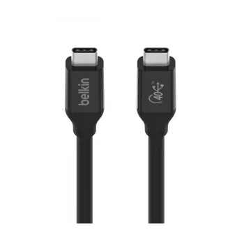 Cable USB4 BELKIN USB-C / USB-C 40 Gbit/s 100 W 0,8 m negro