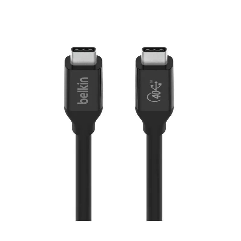 Cable USB4 BELKIN USB-C / USB-C 40 Gbit/s 100 W 0,8 m negro