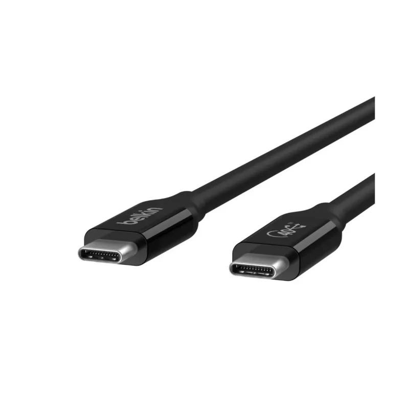 Cable USB4 BELKIN USB-C / USB-C 40 Gbit/s 100 W 0,8 m negro