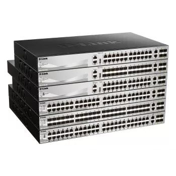 Switch de red D-Link DGS-3130-54TS/E Managed L3 Gigabit Ethernet (10/100/1000) gris