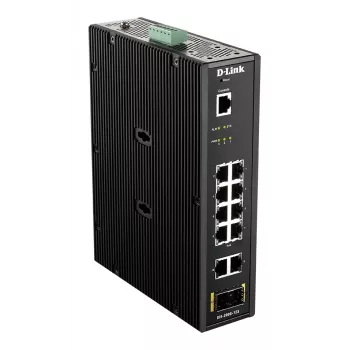 Switch industrial Smart Managed L2 D-Link de 12 puertos con 10 x 1GBaseT(X) y 2 x SFP