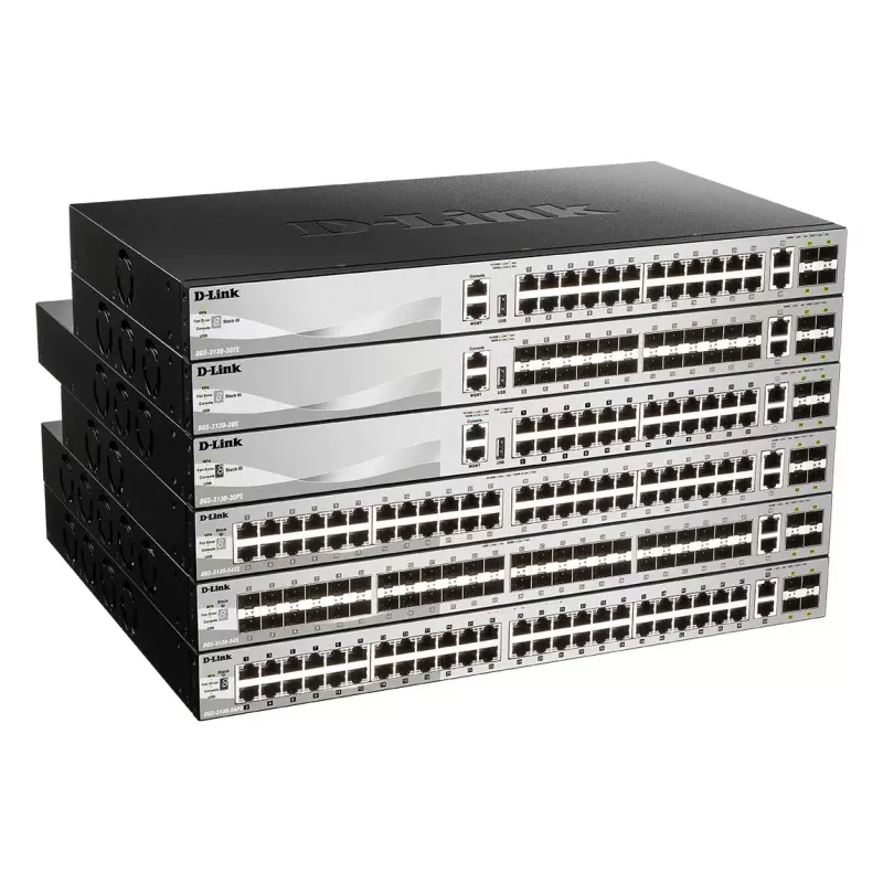 Switch de red D-Link DGS-3130-30S/E Managed L3 10G Ethernet (100/1000/10000) gris