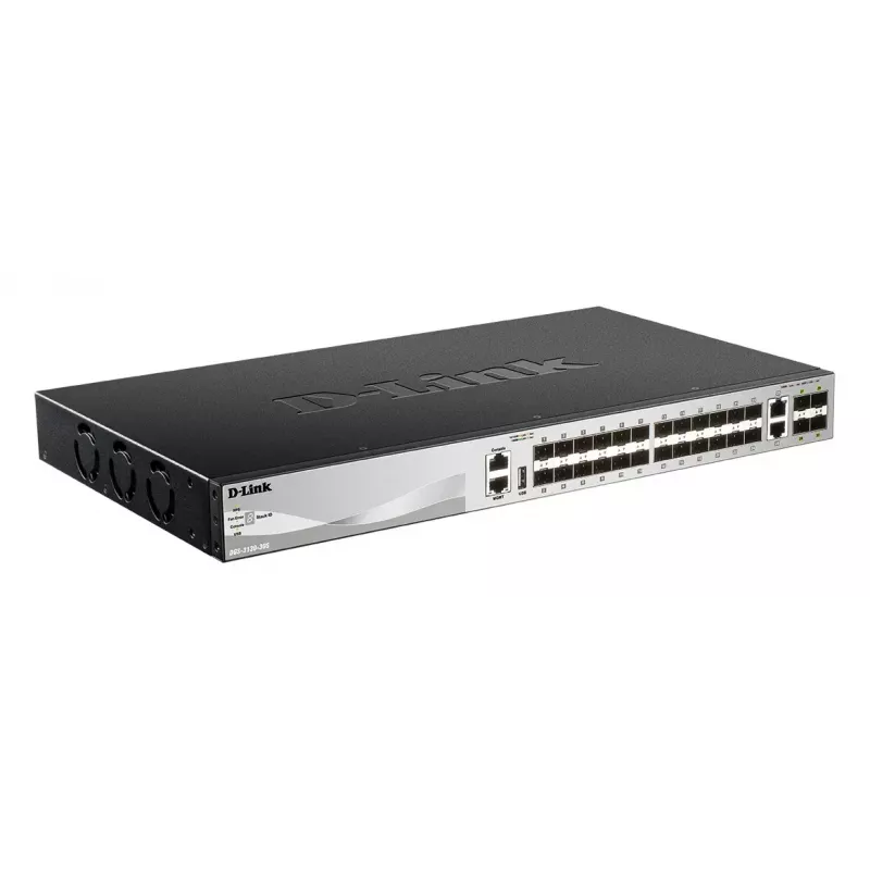 Switch de red D-Link DGS-3130-30S/E Managed L3 10G Ethernet (100/1000/10000) gris