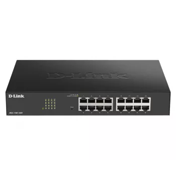 D-Link DGS-1100-16V2 switch gestionado L2 Gigabit Ethernet (10/100/1000) negro