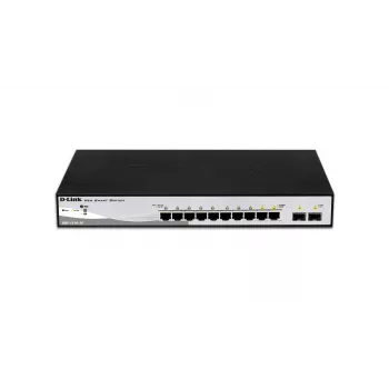 D-Link DGS-1210-10 switch gestionado L2 Gigabit Ethernet (10/100/1000) 1U negro, gris