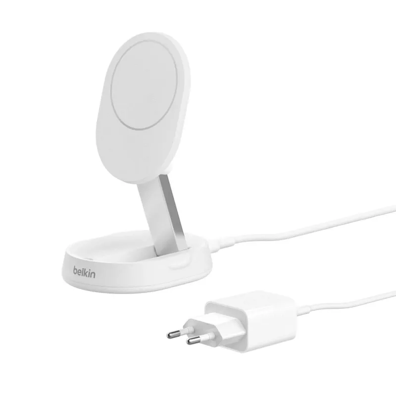 BELKIN base de carga inalámbrica – Boostcharge Pro – Qi2 15W – blanca