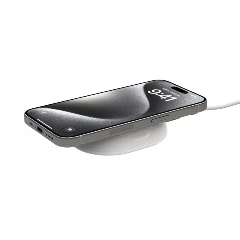 BELKIN base de carga inalámbrica – Boostcharge Pro – Qi2 15W – blanca