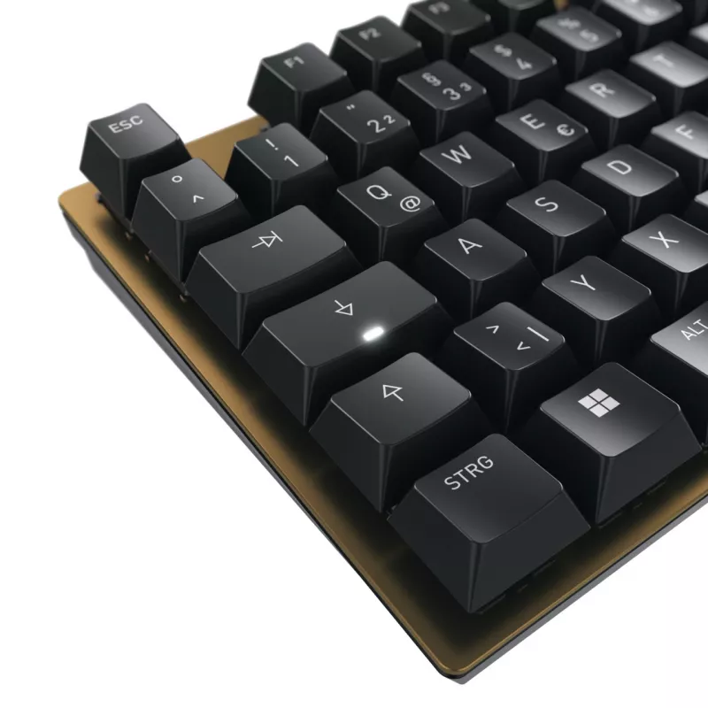 CHERRY KC 200 MX teclado universal USB QWERTZ alemán negro, bronce