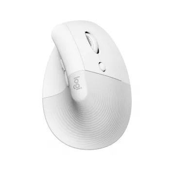 LOGITECH Wireless Mouse Lift for Business para diestros Off-White