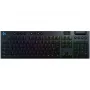 LOGITECH G915 Lightspeed teclado gaming mecánico inalámbrico RGB - negro - Qwertz alemán - táctil