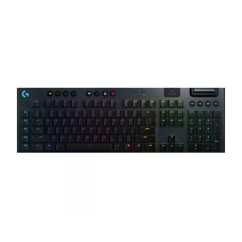 LOGITECH G915 Lightspeed teclado gaming mecánico inalámbrico RGB - negro - Qwertz alemán - táctil