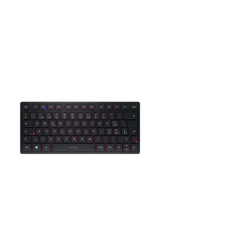 CHERRY KW 9200 MINI teclado universal USB + RF Wireless + Bluetooth QWERTZ suizo negro