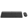 LOGITECH conjunto de teclado y ratón inalámbricos finos MK470 - grafito - AZERTY belga