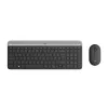 LOGITECH conjunto de teclado y ratón inalámbricos finos MK470 - grafito - AZERTY belga