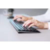 CHERRY KW 9100 SLIM teclado universal RF Wireless + Bluetooth QWERTY inglés negro