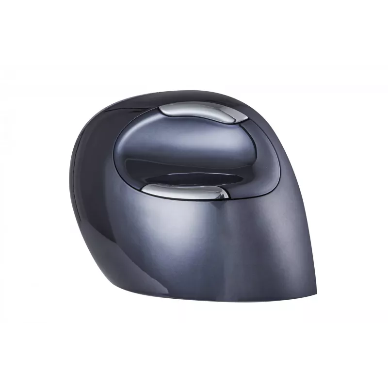 BakkerElkhuizen Evoluent D Medium Wireless, para diestros, diseño vertical, láser, RF Wireless, 3200 DPI, negro