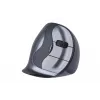 BakkerElkhuizen Evoluent D Medium Wireless, para diestros, diseño vertical, láser, RF Wireless, 3200 DPI, negro