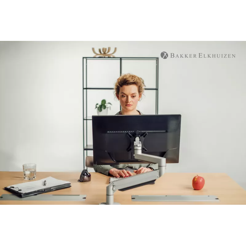 BakkerElkhuizen Evoluent D Medium Wireless, para diestros, diseño vertical, láser, RF Wireless, 3200 DPI, negro
