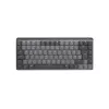 LOGITECH Mx Mechanical Mini Teclado inalámbrico iluminado minimalista - Graphite Tactile Quiet Qwertz suizo