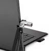 Kensington NanoSaver Candado para portátil con llave de doble cabeza, 1,8 m, Kensington, llave, acero al carbono, negro, acero inoxidable