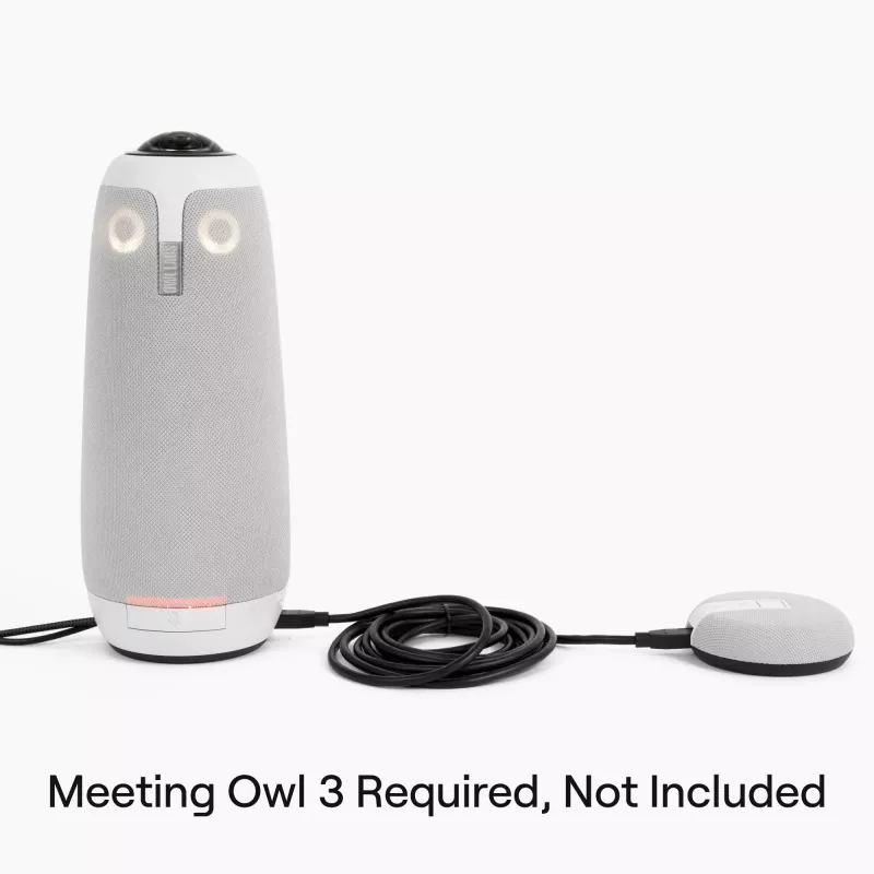 Micrófono de conferencia Owl Labs Expansion Mic EXM100-1000 Cardioid con cable