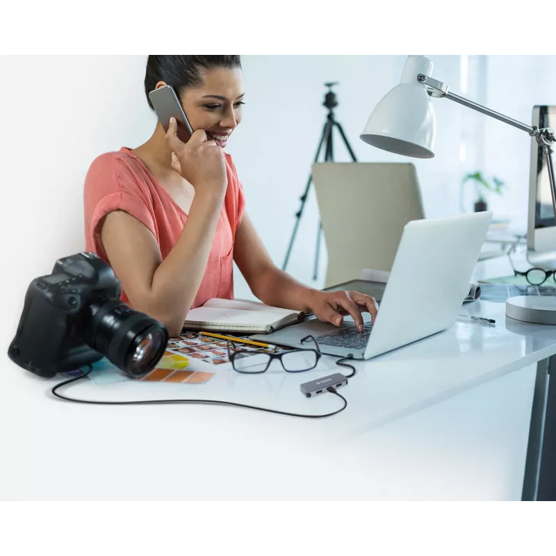 D-Link Hub USB-C 6 en 1 con HDMI/Gigabit Ethernet/Power Delivery