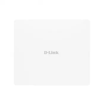 D-Link AX3000 Punto de acceso exterior Wi-Fi 6 Dual-Band PoE, 2,4 GHz, 5 GHz, 3000 Mbit/s, WEP de 64 bits, WEP de 128 bits, SSID, WEP, WPA, WPA2, WPA3, 10,100,1000,2500 Mbit/s