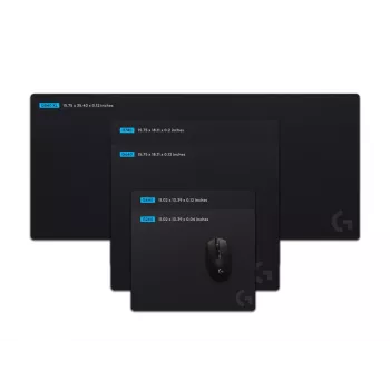 LOGITECH G640 Alfombrilla de ratón gaming grande de tela