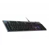 LOGITECH G915 X Teclado gaming con cable USB-A de perfil bajo táctil negro Qwerty US