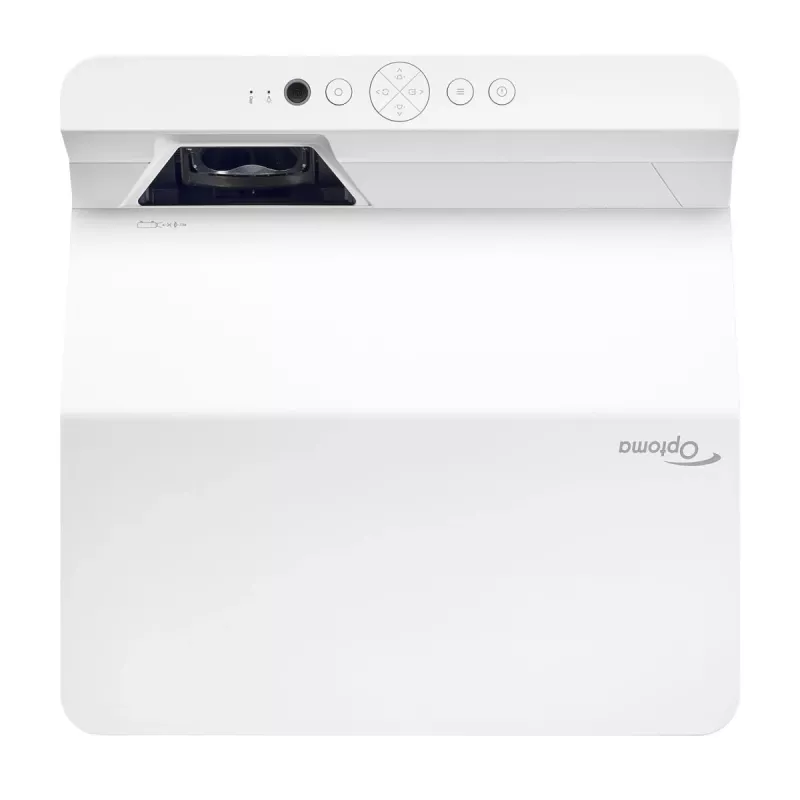 Optoma ZH430UST proyector láser DLP de tiro ultracorto, Full HD 1920x1080, 4000 lm, 3D, blanco