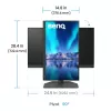 BenQ SW242Q Monitor de ordenador 61,2 cm (24,1 inch) 2560 x 1600 píxeles WQXGA LED negro