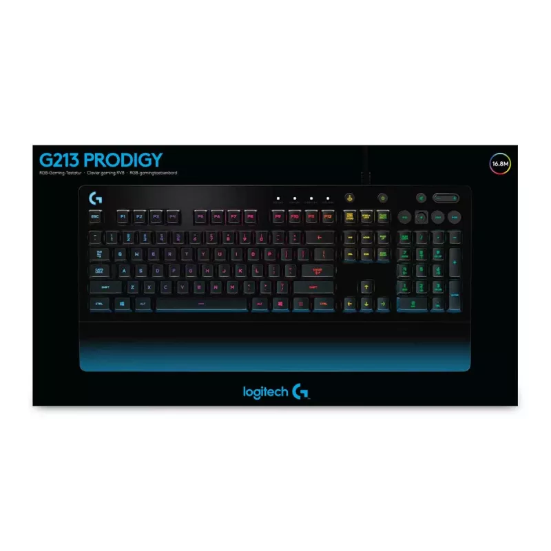 LOGITECH G213 Prodigy Teclado gaming USB - Azerty belga