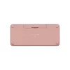 LOGITECH Pebble Keys 2 K380s - Teclado Bluetooth compacto - Tonal Rose - Qwerty Int